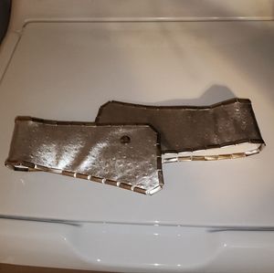 Sipra Belt Silver Wide Silver S-109 S/M